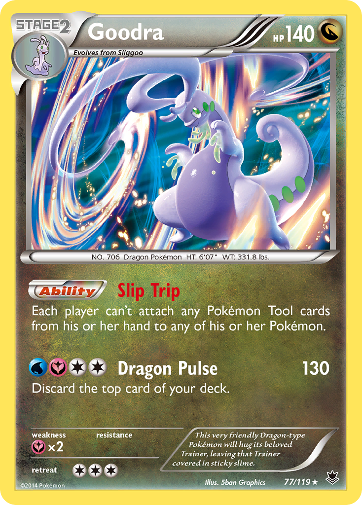 Goodra (77/119) [XY: Phantom Forces] | Silver Goblin