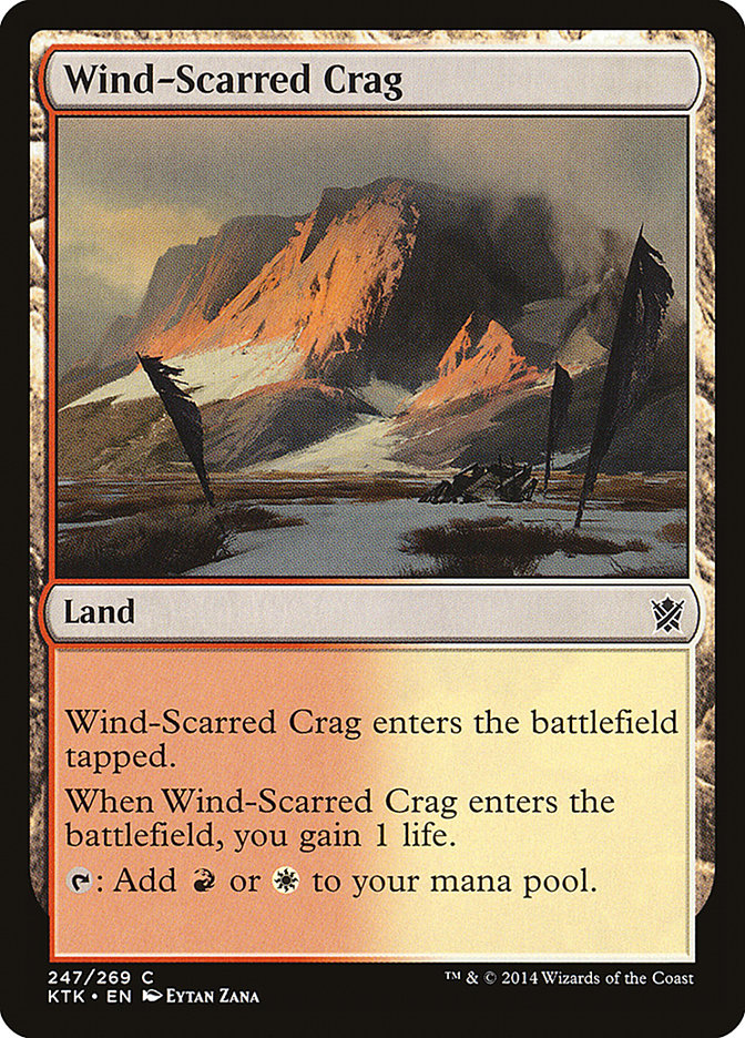 Wind-Scarred Crag [Khans of Tarkir] | Silver Goblin