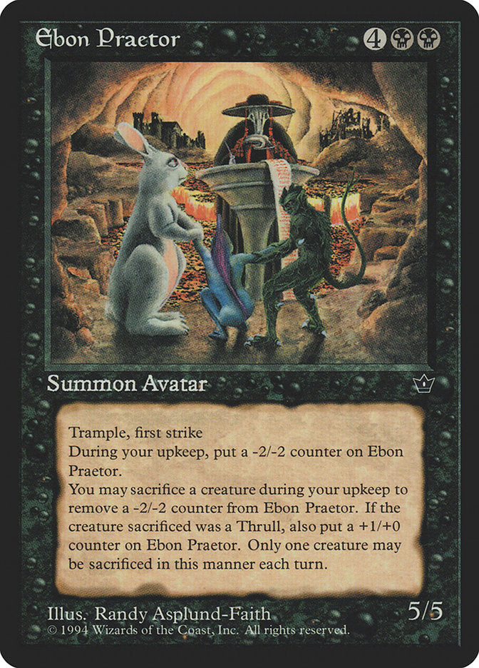 Ebon Praetor [Fallen Empires] | Silver Goblin