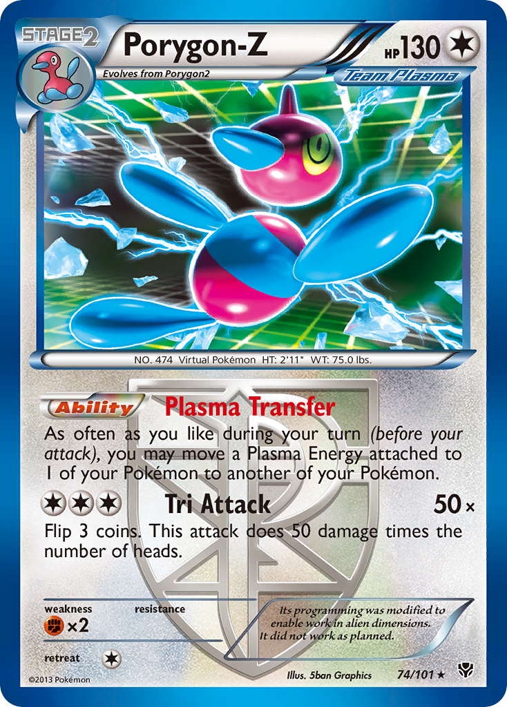 Porygon-Z (74/101) [Black & White: Plasma Blast] | Silver Goblin