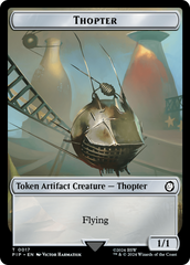 Thopter // Junk Double-Sided Token [Fallout Tokens] | Silver Goblin