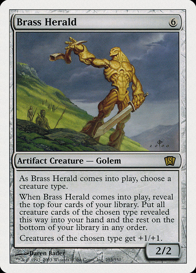 Brass Herald [Eighth Edition] | Silver Goblin