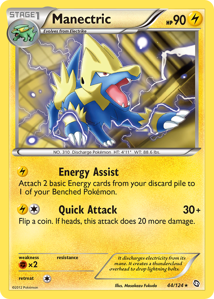 Manectric (44/124) [Black & White: Dragons Exalted] | Silver Goblin