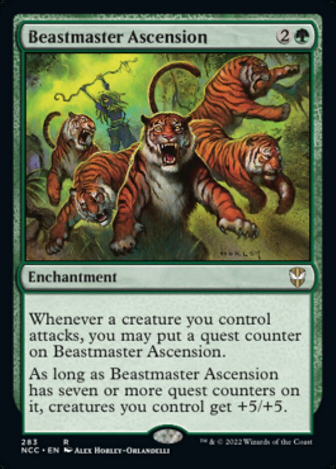 Beastmaster Ascension [Streets of New Capenna Commander] | Silver Goblin