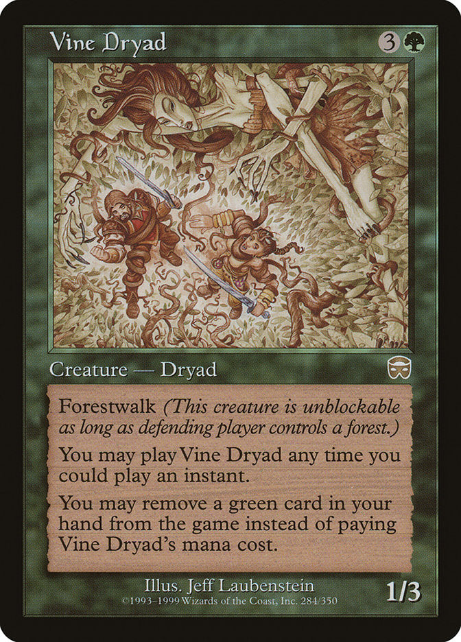 Vine Dryad [Mercadian Masques] | Silver Goblin