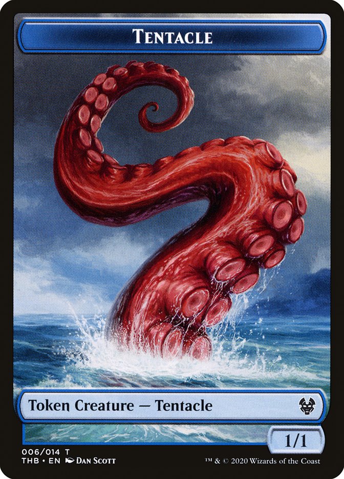 Human Soldier // Tentacle Double-Sided Token [Theros Beyond Death Tokens] | Silver Goblin