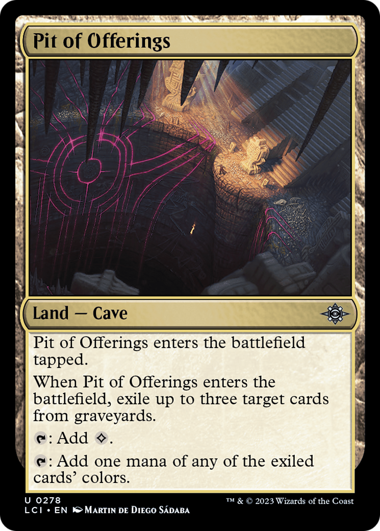 Pit of Offerings [The Lost Caverns of Ixalan] | Silver Goblin