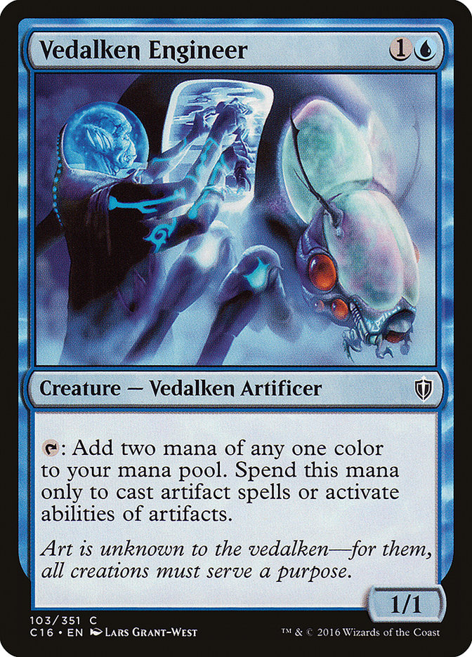 Vedalken Engineer [Commander 2016] | Silver Goblin