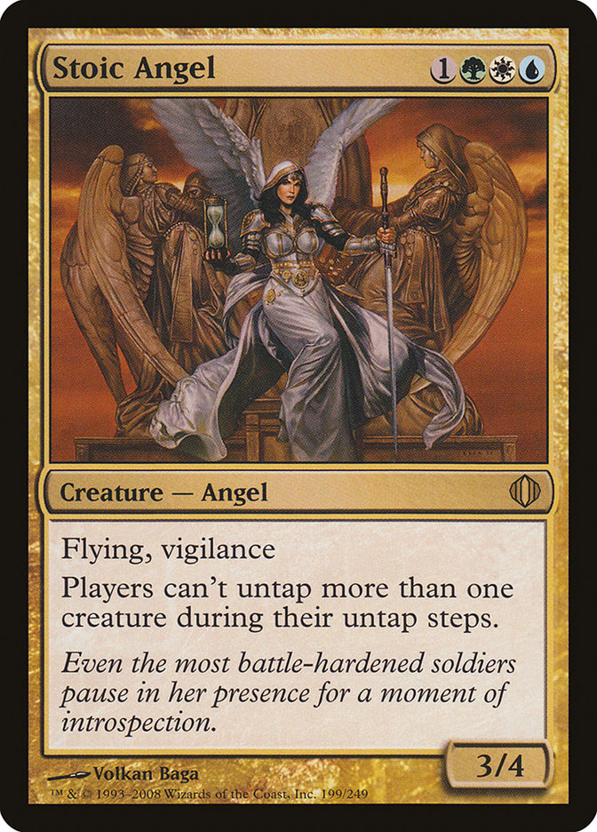 Stoic Angel [Shards of Alara] | Silver Goblin