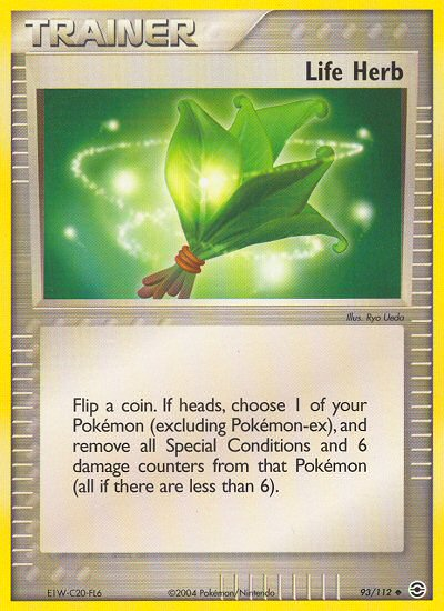 Life Herb (93/112) [EX: FireRed & LeafGreen] | Silver Goblin