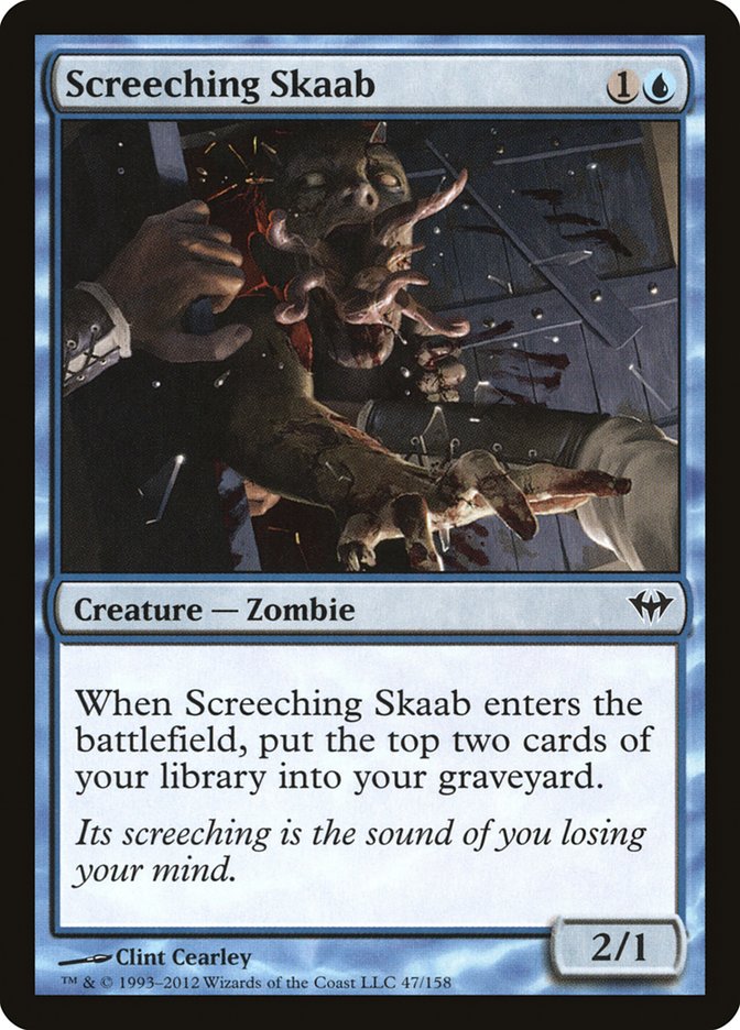 Screeching Skaab [Dark Ascension] | Silver Goblin