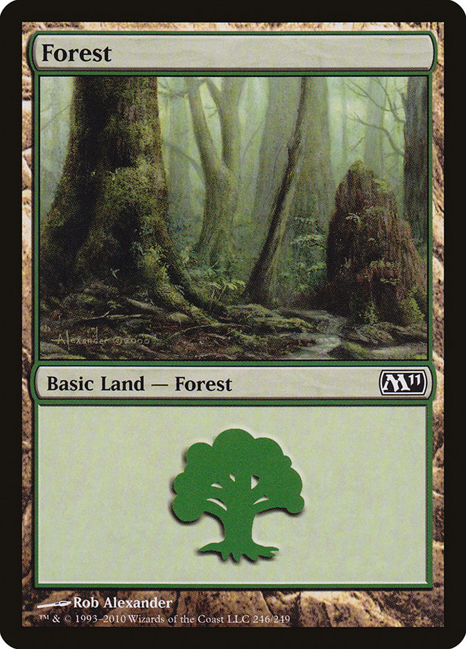 Forest (246) [Magic 2011] | Silver Goblin