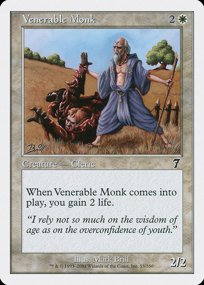 Venerable Monk [Seventh Edition] | Silver Goblin