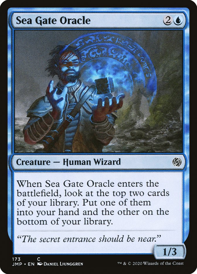 Sea Gate Oracle [Jumpstart] | Silver Goblin