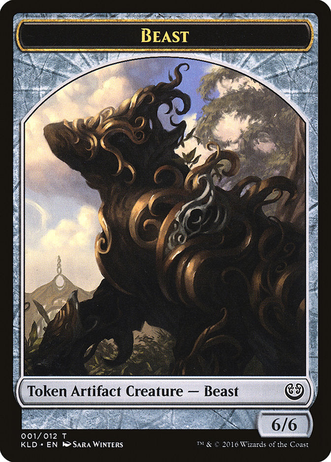Beast Token [Kaladesh Tokens] | Silver Goblin
