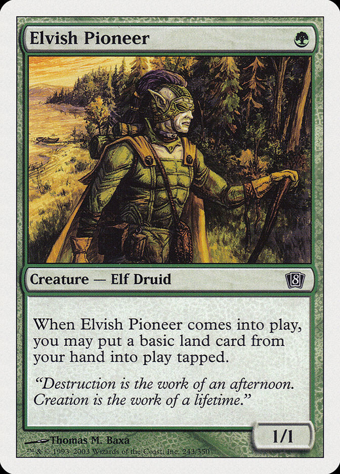 Elvish Pioneer [Eighth Edition] | Silver Goblin
