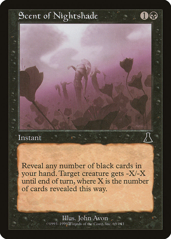 Scent of Nightshade [Urza's Destiny] | Silver Goblin