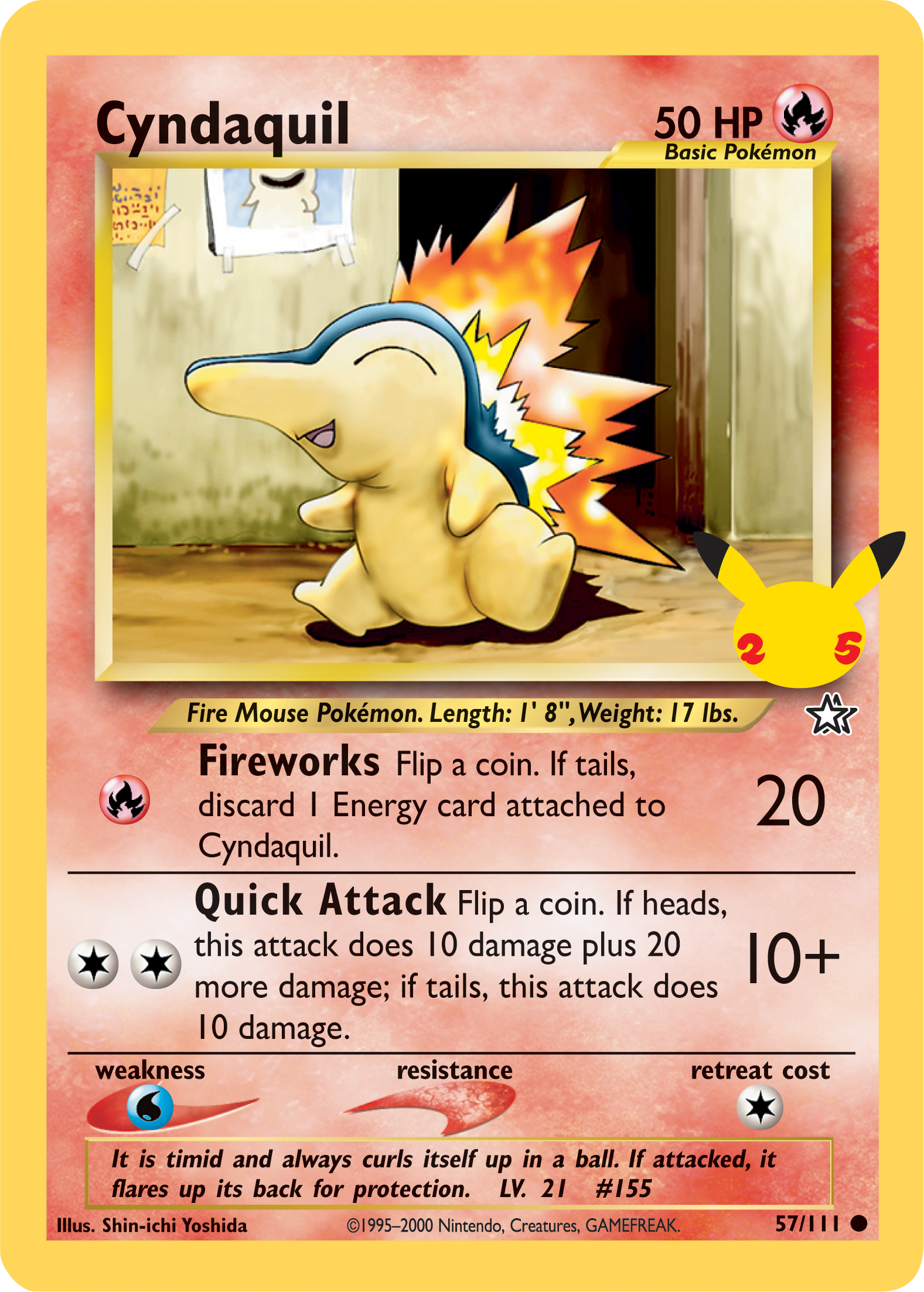Cyndaquil (57/111) [First Partner Pack] | Silver Goblin