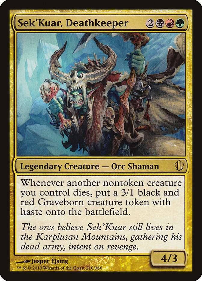 Sek'Kuar, Deathkeeper [Commander 2013] | Silver Goblin