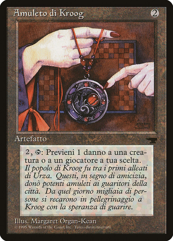 Amulet of Kroog (Italian) - "Amuleto di Kroog" [Rinascimento] | Silver Goblin