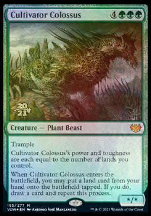Cultivator Colossus [Innistrad: Crimson Vow Prerelease Promos] | Silver Goblin