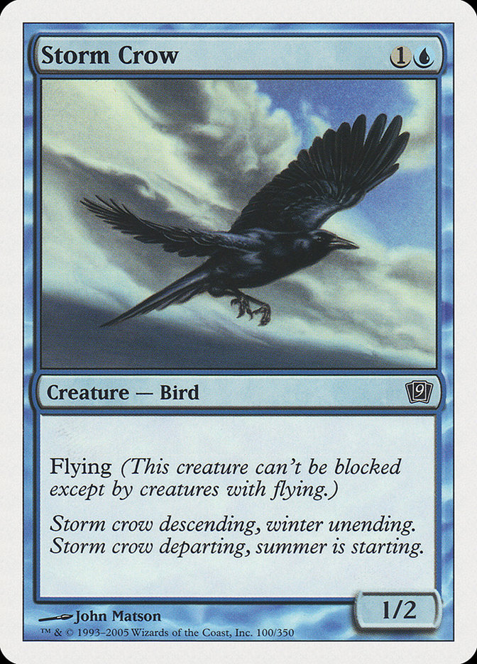 Storm Crow [Ninth Edition] | Silver Goblin