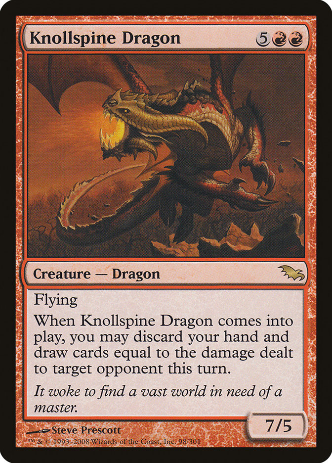 Knollspine Dragon [Shadowmoor] | Silver Goblin