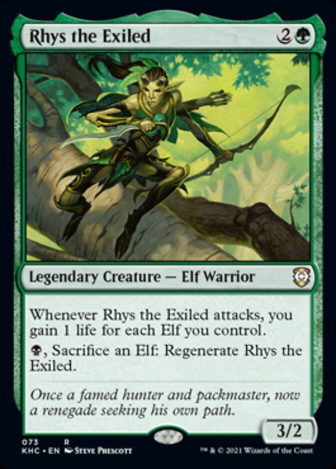 Rhys the Exiled [Kaldheim Commander] | Silver Goblin