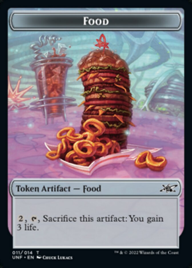 Food (011) Token [Unfinity Tokens] | Silver Goblin