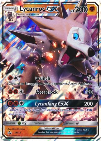 Lycanroc GX (SM14) (Jumbo Card) [Sun & Moon: Black Star Promos] | Silver Goblin