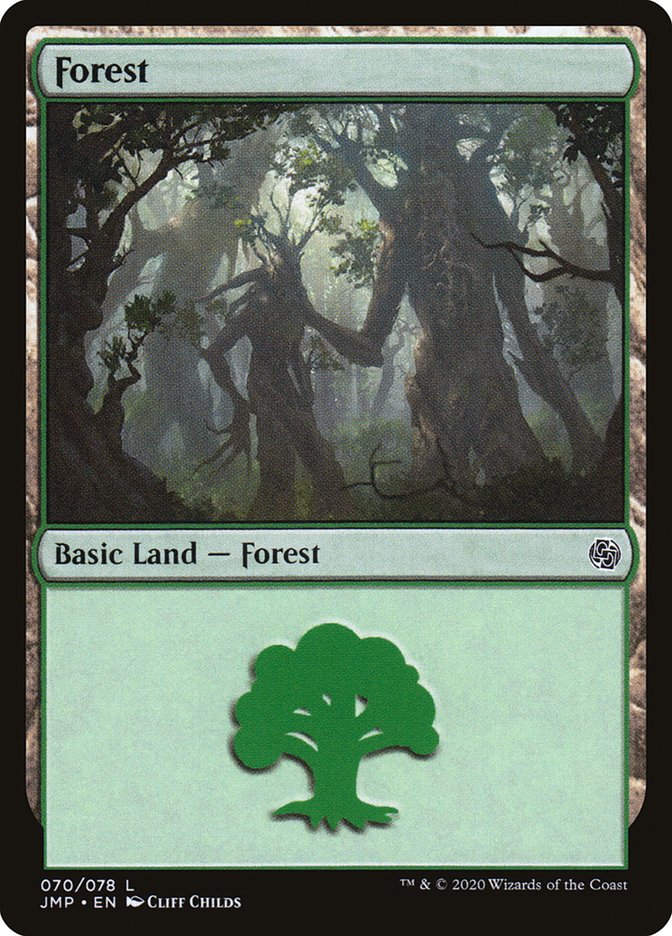 Forest (70) [Jumpstart] | Silver Goblin