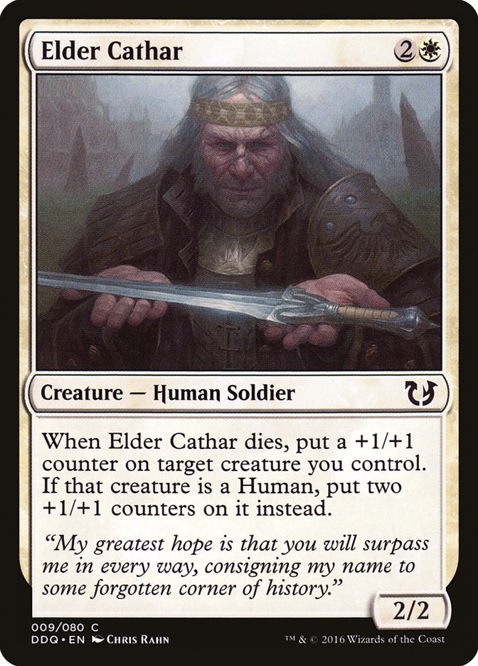 Elder Cathar [Duel Decks: Blessed vs. Cursed] | Silver Goblin