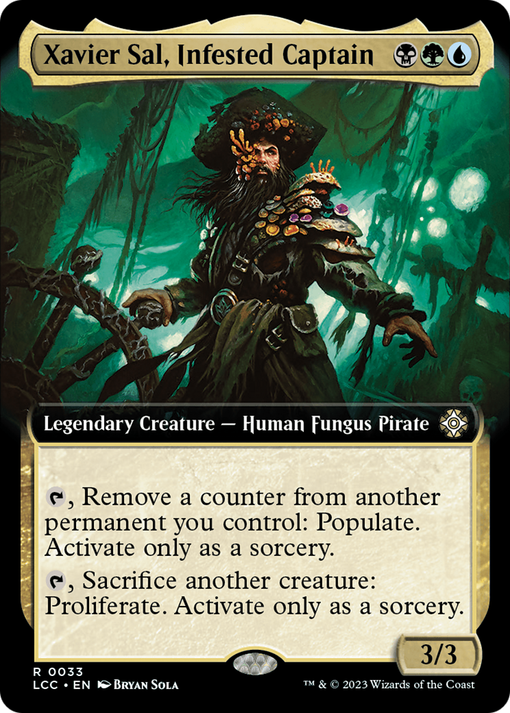 Xavier Sal, Infested Captain (Extended Art) [The Lost Caverns of Ixalan Commander] | Silver Goblin