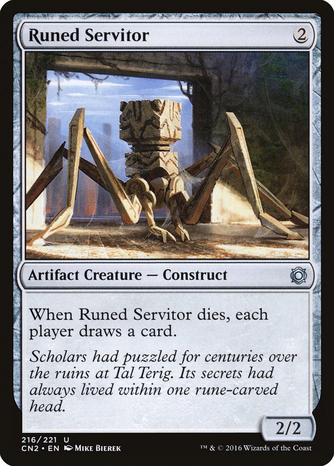 Runed Servitor [Conspiracy: Take the Crown] | Silver Goblin