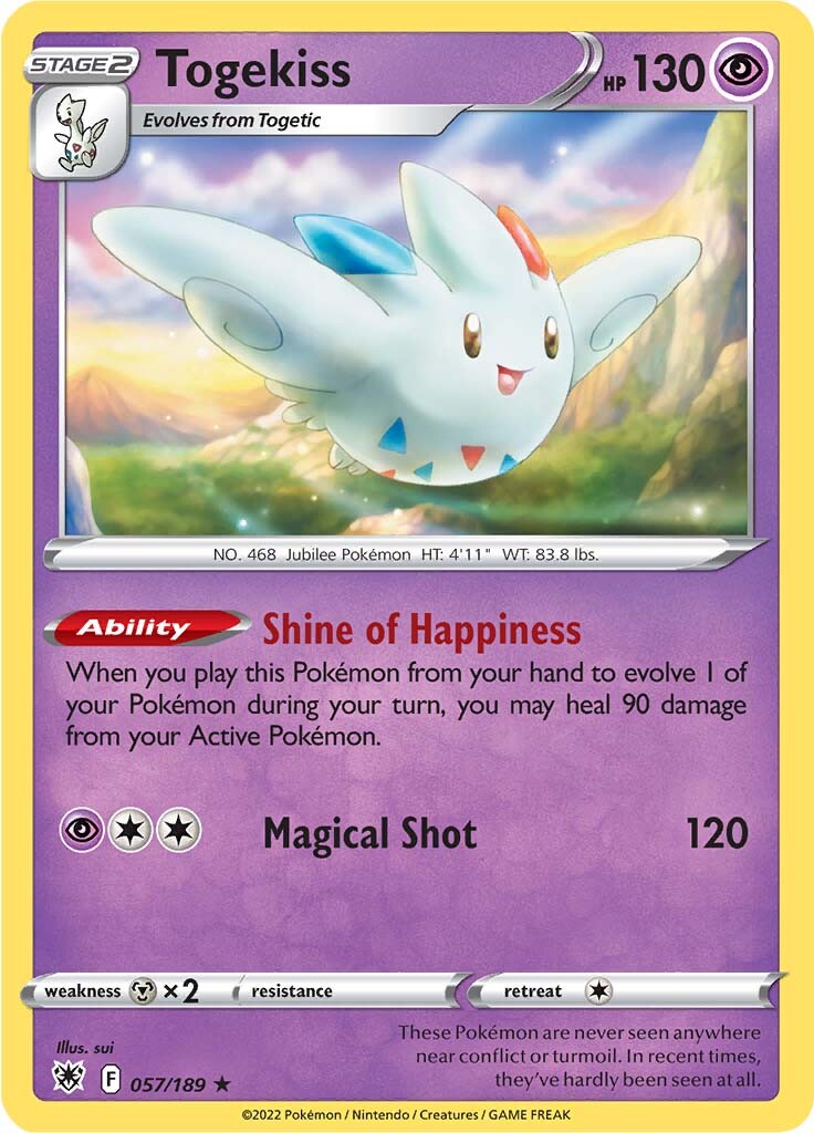 Togekiss (057/189) [Sword & Shield: Astral Radiance] | Silver Goblin