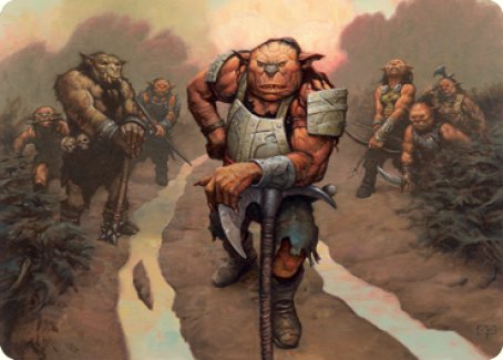 Hobgoblin Bandit Lord Art Card [Dungeons & Dragons: Adventures in the Forgotten Realms Art Series] | Silver Goblin