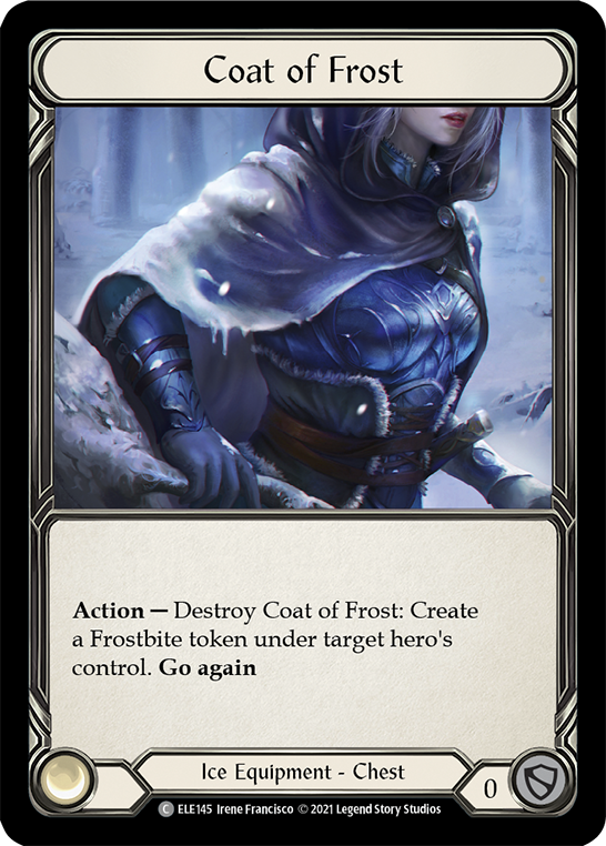 Coat of Frost [ELE145] (Tales of Aria)  1st Edition Cold Foil | Silver Goblin
