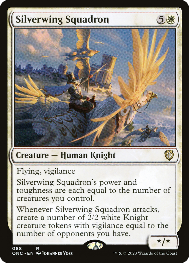 Silverwing Squadron [Phyrexia: All Will Be One Commander] | Silver Goblin