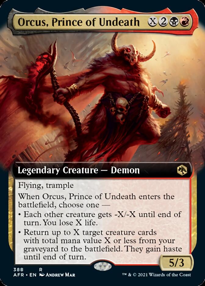 Orcus, Prince of Undeath (Extended Art) [Dungeons & Dragons: Adventures in the Forgotten Realms] | Silver Goblin
