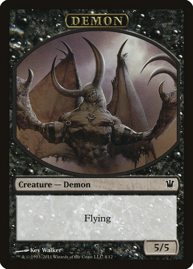 Demon Token [Innistrad Tokens] | Silver Goblin