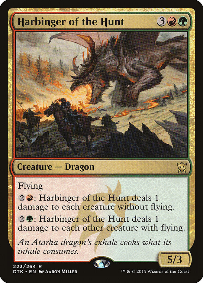 Harbinger of the Hunt [Dragons of Tarkir] | Silver Goblin