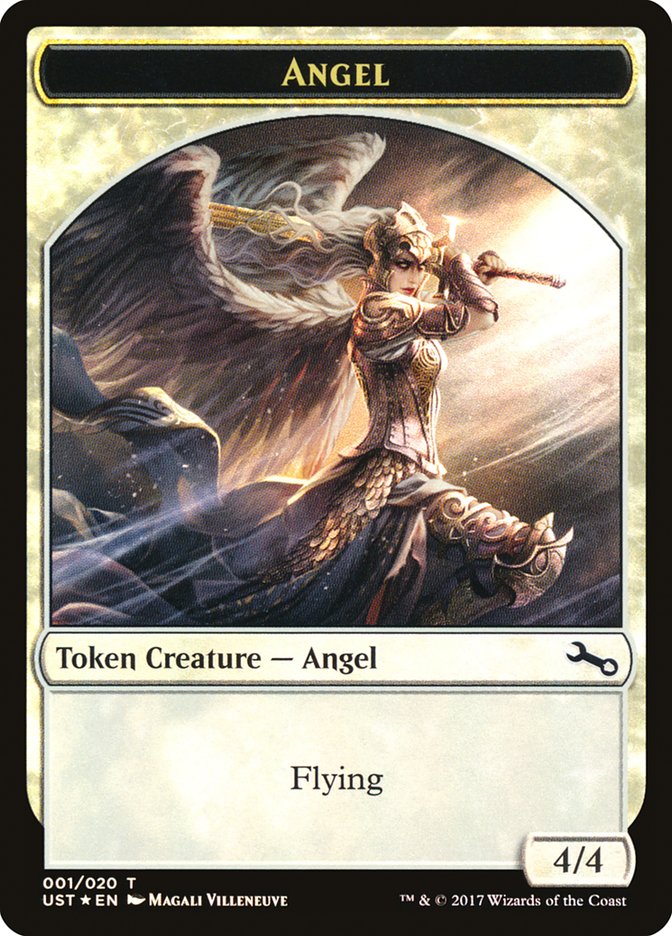 Angel // Angel Double-Sided Token [Unstable Tokens] | Silver Goblin
