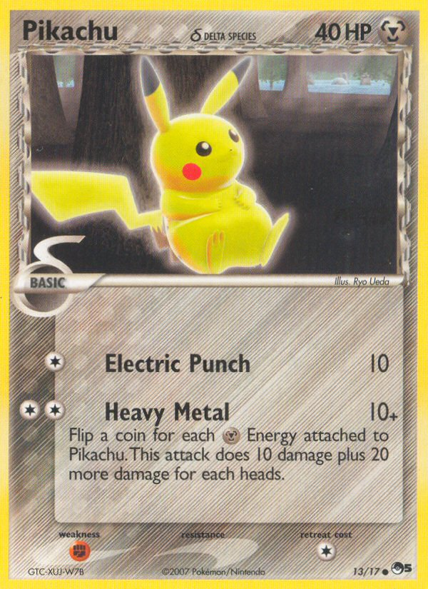 Pikachu (13/17) (Delta Species) [POP Series 5] | Silver Goblin