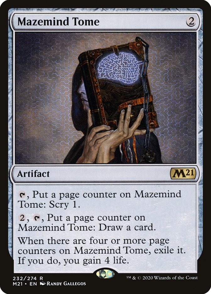 Mazemind Tome [Core Set 2021] | Silver Goblin