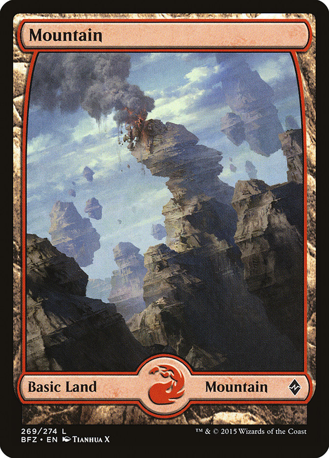 Mountain (269) (Full Art) [Battle for Zendikar] | Silver Goblin
