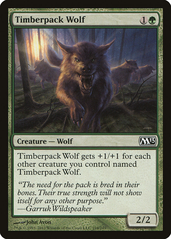 Timberpack Wolf [Magic 2013] | Silver Goblin