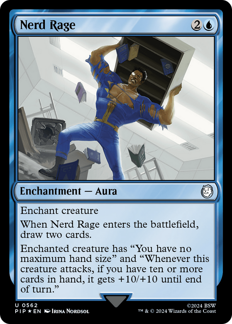 Nerd Rage (Surge Foil) [Fallout] | Silver Goblin
