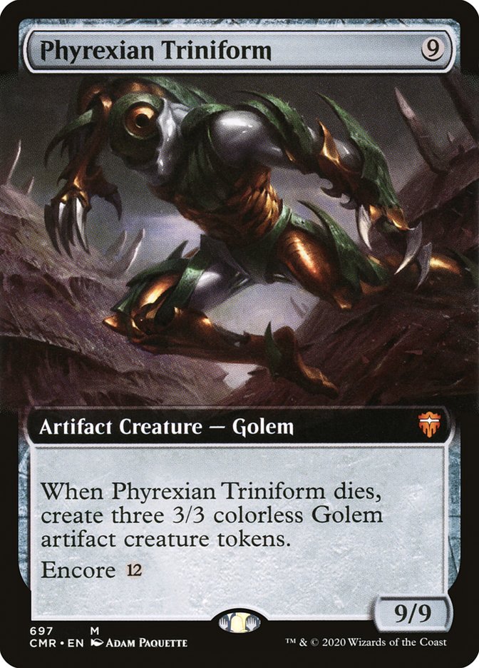 Phyrexian Triniform (Extended Art) [Commander Legends] | Silver Goblin