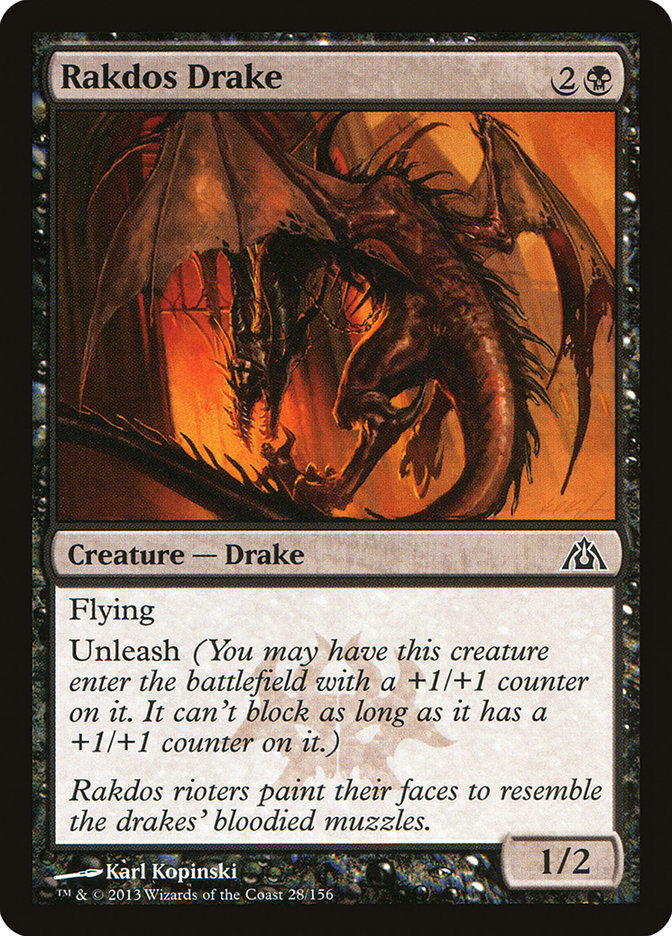 Rakdos Drake [Dragon's Maze] | Silver Goblin