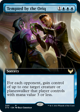 Tempted by the Oriq (Extended Art) [Strixhaven: School of Mages] | Silver Goblin